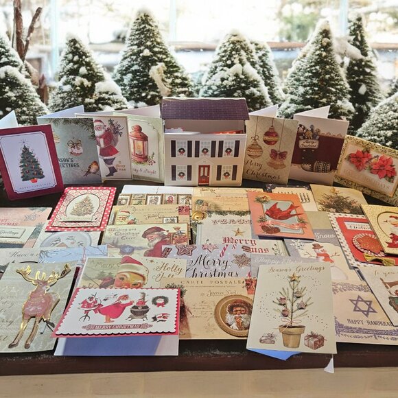 House of Christmas Cards - 40 Unique Designs - Hanukkah, Holiday, Santa, Christ - Picture 1 of 12